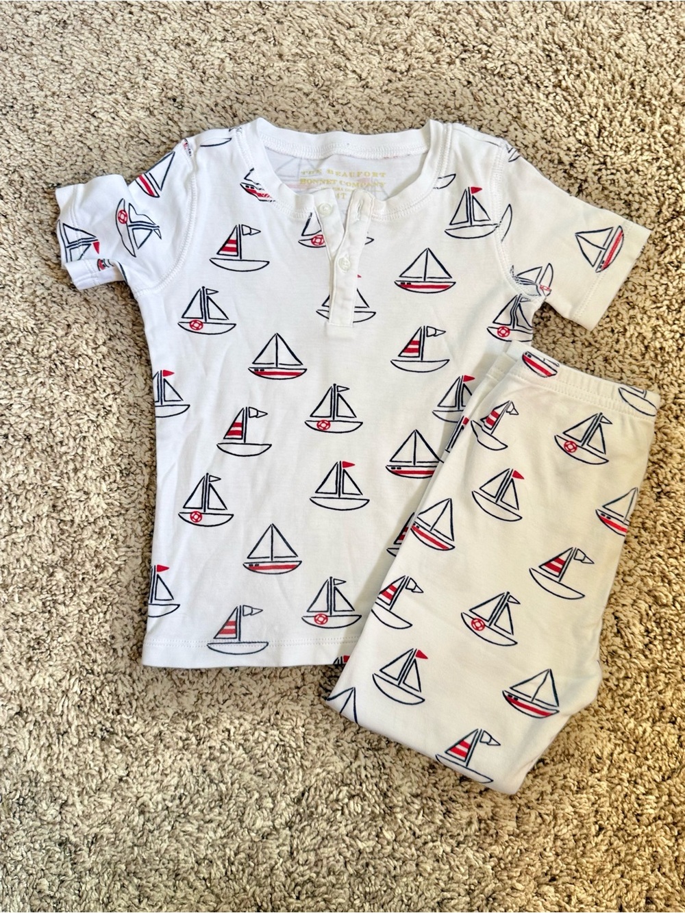 The Beaufort Bonnet Company Sutton’s Sweet Dream set Undulata Regatta